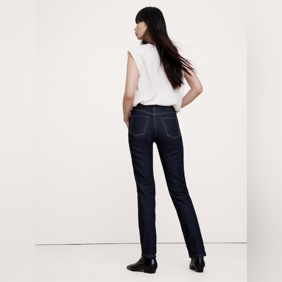 Banana Republic High-Rise Skinny Jean Dark Wash 29P - Picture 3 of 5